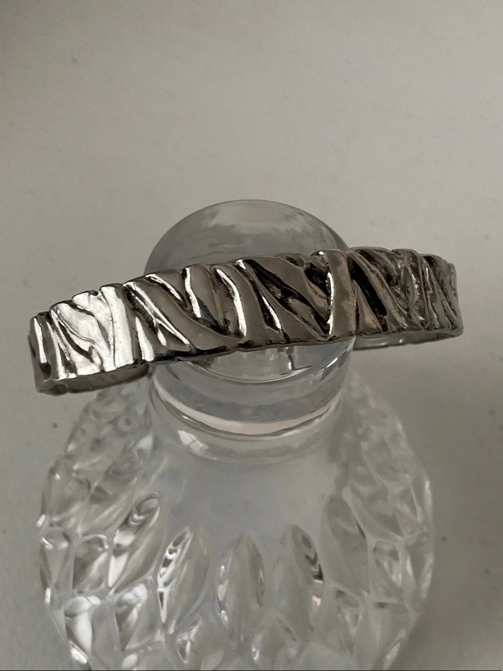 Shaina Textured Open Cuff Bracelet